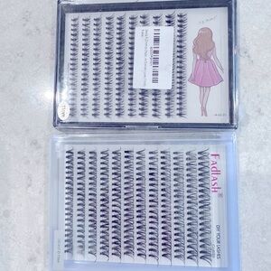 Eyelash clusters for diy extensions (2trays)